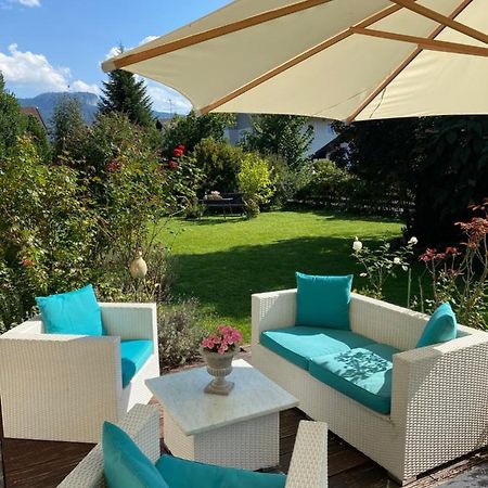 Charmantes Garten-Apartment: Erholung Im Chiemgau Unterwössen Buitenkant foto