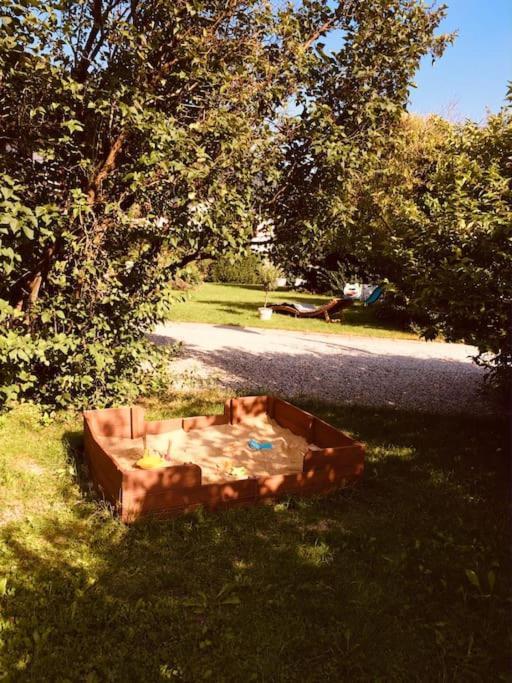 Charmantes Garten-Apartment: Erholung Im Chiemgau Unterwössen Buitenkant foto