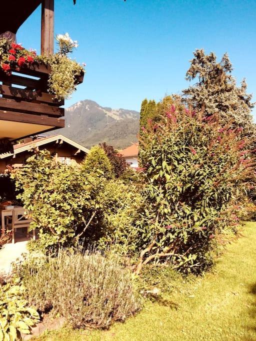 Charmantes Garten-Apartment: Erholung Im Chiemgau Unterwössen Buitenkant foto